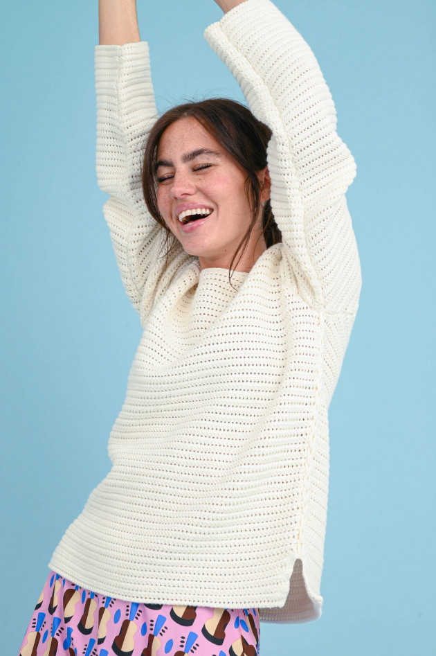 Odeeh Strickpullover in Creme