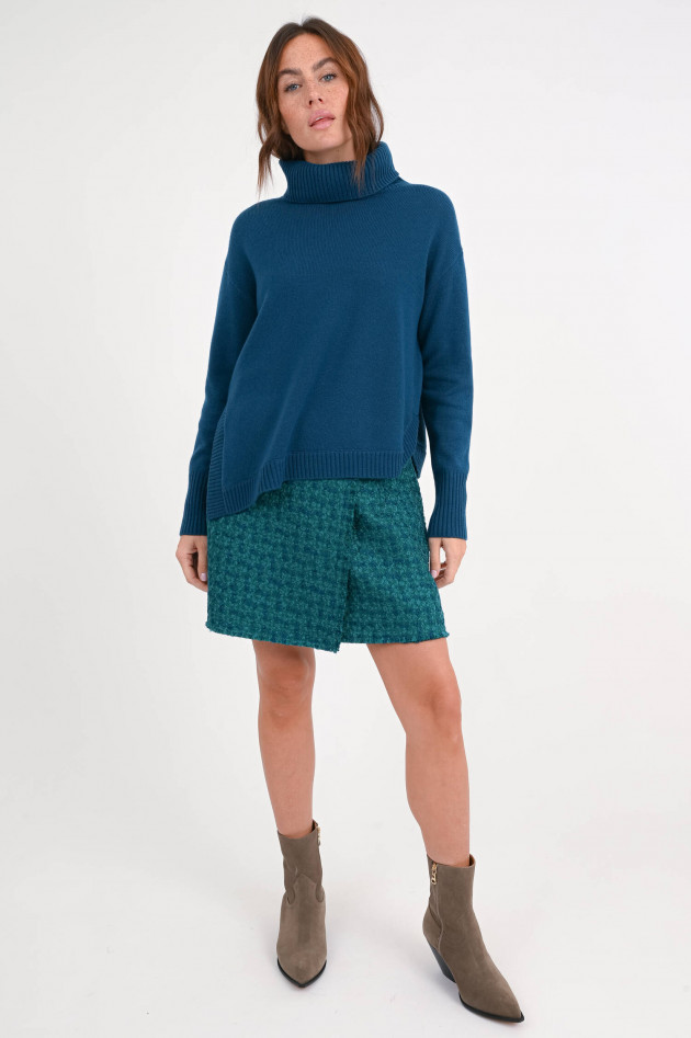 Odeeh Mini Tweed Rock in Türkis