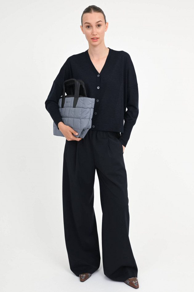 Odeeh Strickweste mit V-Neck in Navy