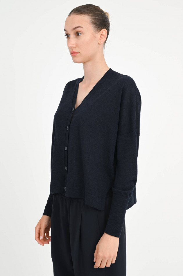 Odeeh Strickweste mit V-Neck in Navy