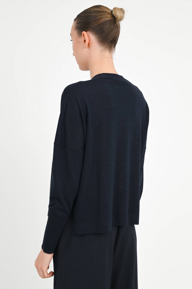 Odeeh Strickweste mit V-Neck in Navy