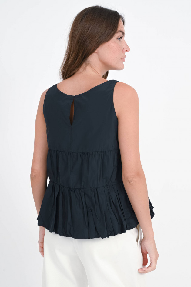 Odeeh Taft Bluse in Midnight