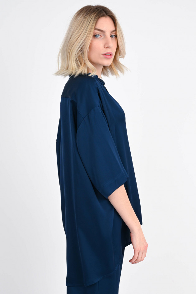 Ottodame Bluse aus Viskose in Dunkelblau