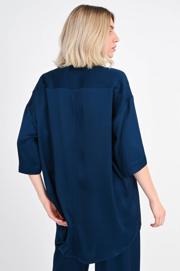 Ottodame Bluse aus Viskose in Dunkelblau