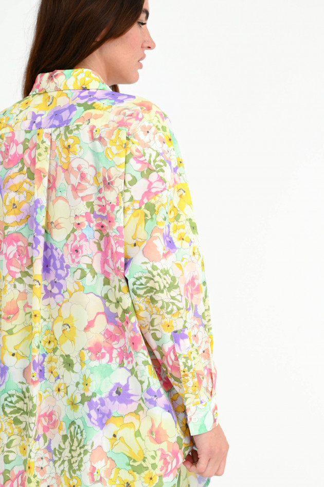 Ottodame Oversize Bluse mit floralem Print in Multicolor