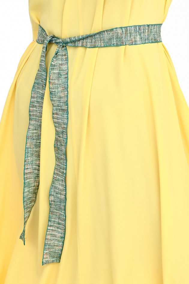 Ottodame Maxi-Kleid aus Seiden-Mix in Gelb