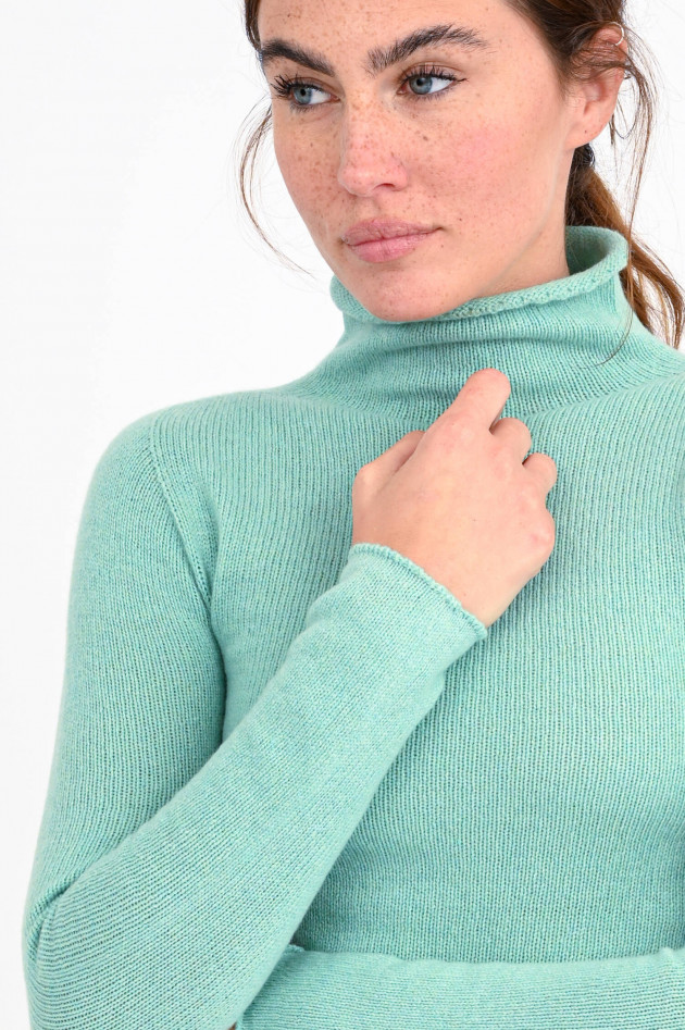 Ottodame Turtleneck-Pullover aus Cashmere in Mint