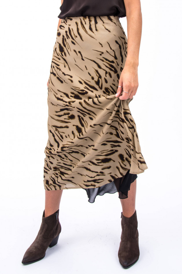 Ottodame Maxi-Rock im Zebra Design