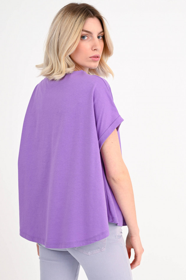 Ottodame Lockeres T-Shirt in Violett