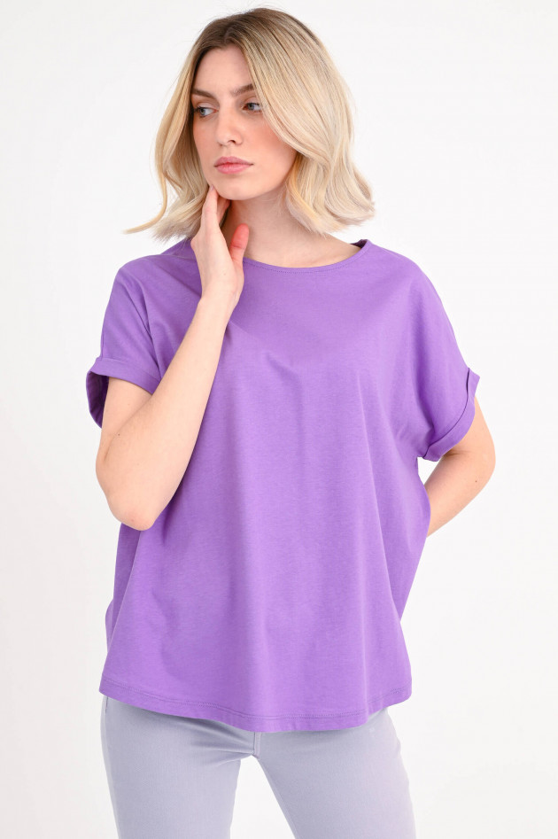 Ottodame Lockeres T-Shirt in Violett