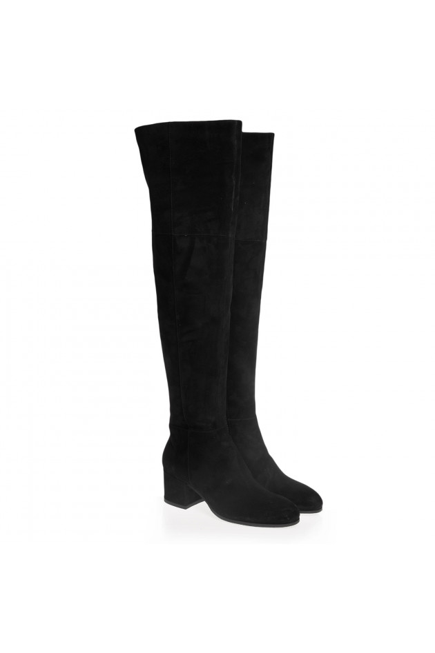 Steffen Schraut Overknee-Stiefel in Schwarz