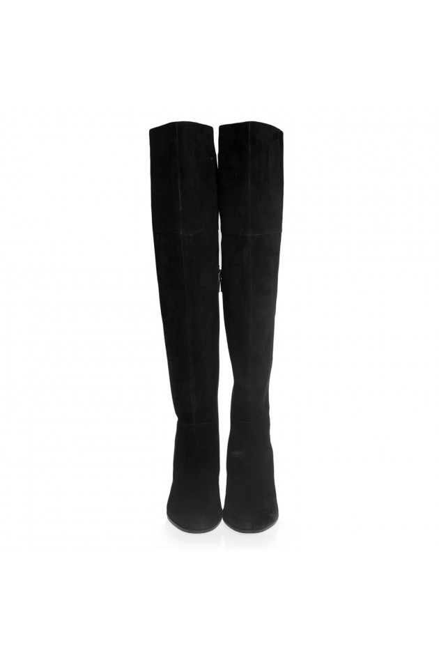 Steffen Schraut Overknee-Stiefel in Schwarz