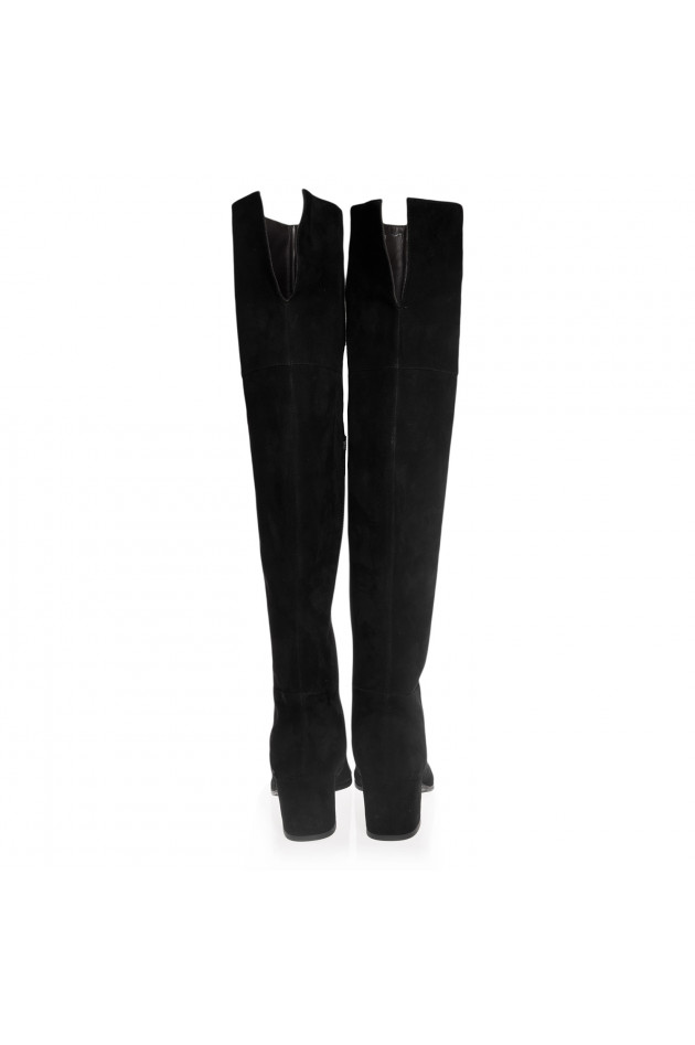 Steffen Schraut Overknee-Stiefel in Schwarz