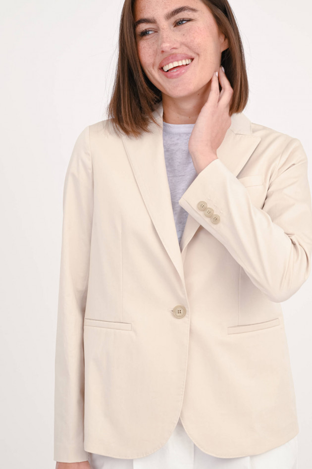 Pamela Henson Baumwollblazer in Beige