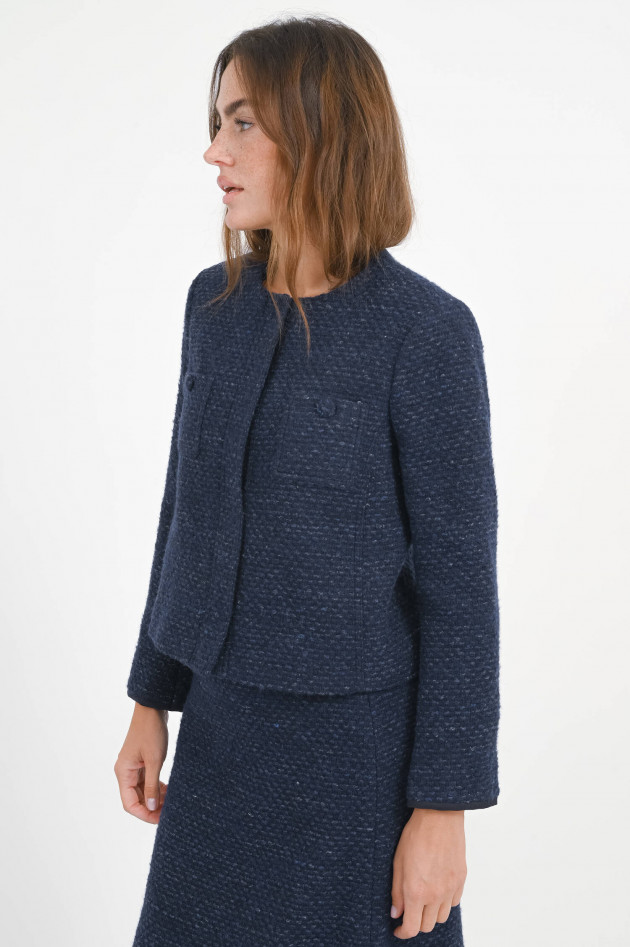 Pamela Henson Tweed Jacke HENNI in Midnight