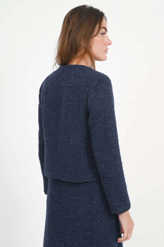 Pamela Henson Tweed Jacke HENNI in Midnight
