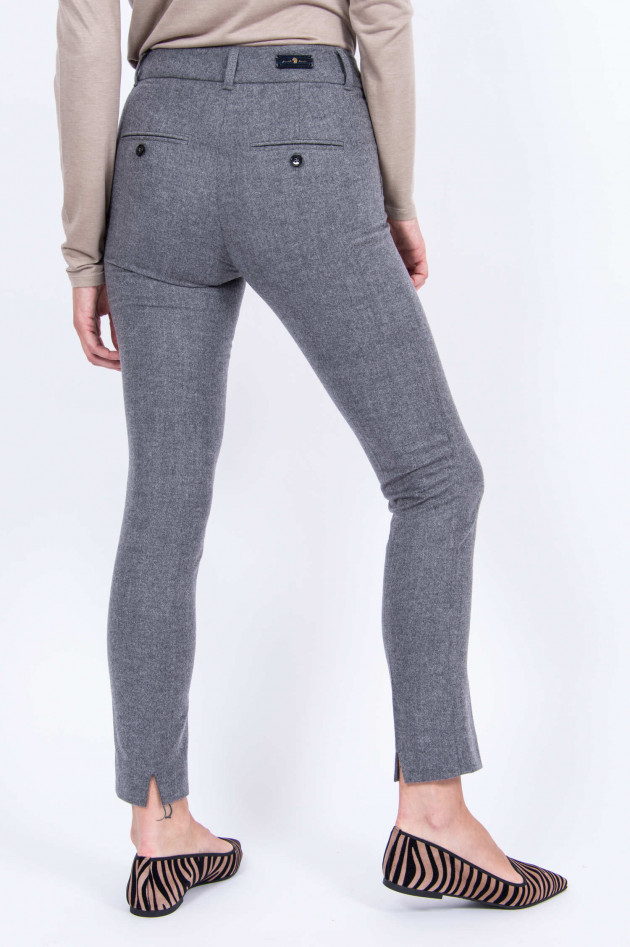 Pamela Henson Flanell-Hose OSTIA in Grau