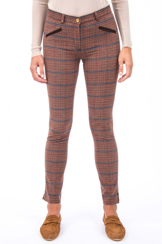 Pamela Henson Hose ROYAL in Camel/Karo-Muster