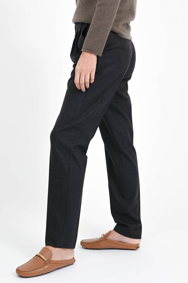 Pamela Henson Flanell Hose FABIOLA in Dark Brown