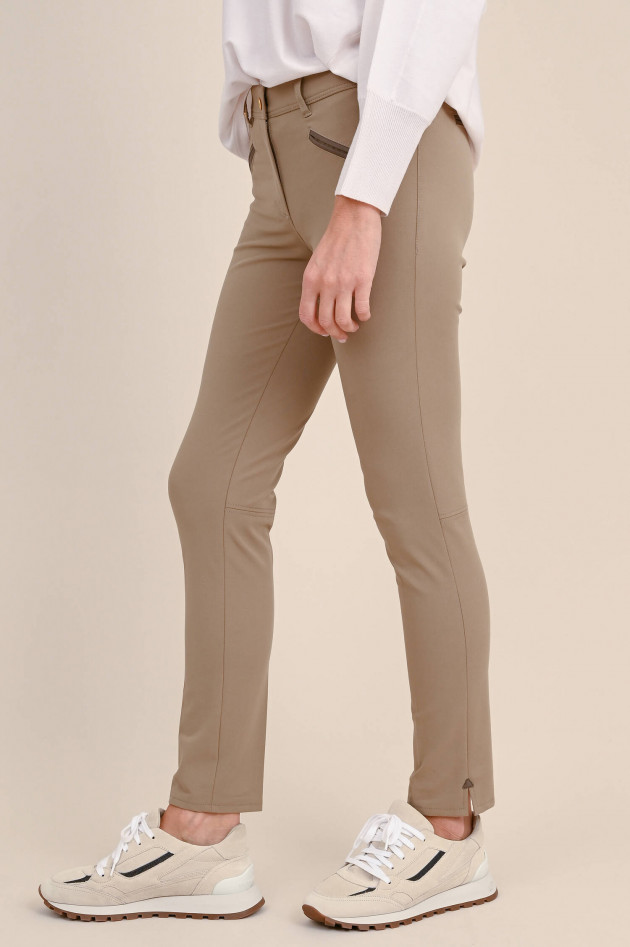 Pamela Henson Superstretch-Hose ROYAL in Taupe