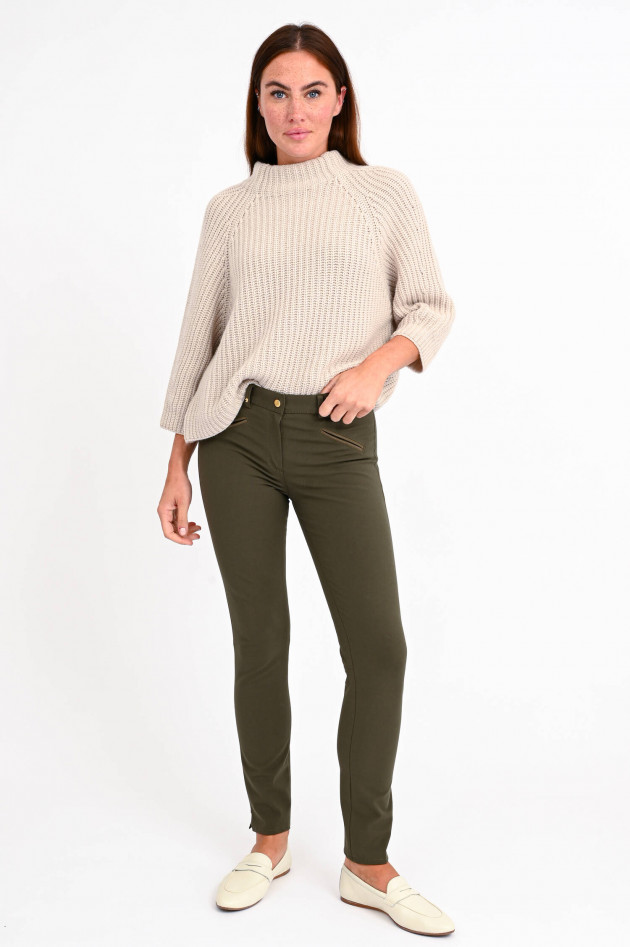 Pamela Henson Stretch-Hose ROYAL in Oliv