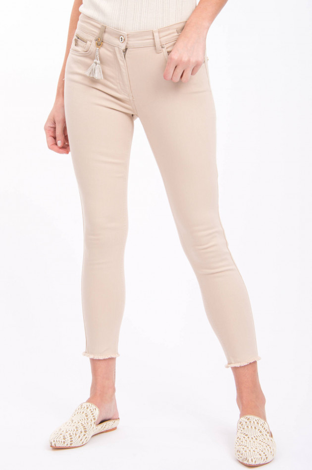 Pamela Henson Jeans CINQ CUT in Beige