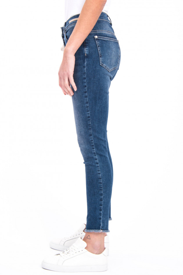 Pamela Henson Jeans CINQ CUT in Mittelblau