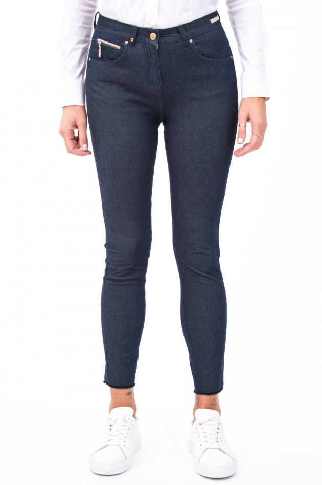 Pamela Henson Jeans CINQ CUT in Dunkelblau