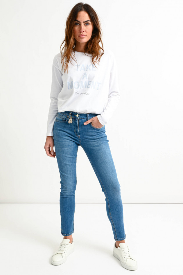 Pamela Henson Jeans CINQ in Mittelblau