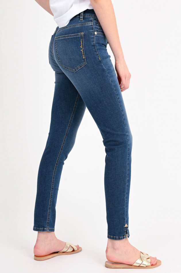 Pamela Henson Slim Fit JEans CINQ in Dunkelblau