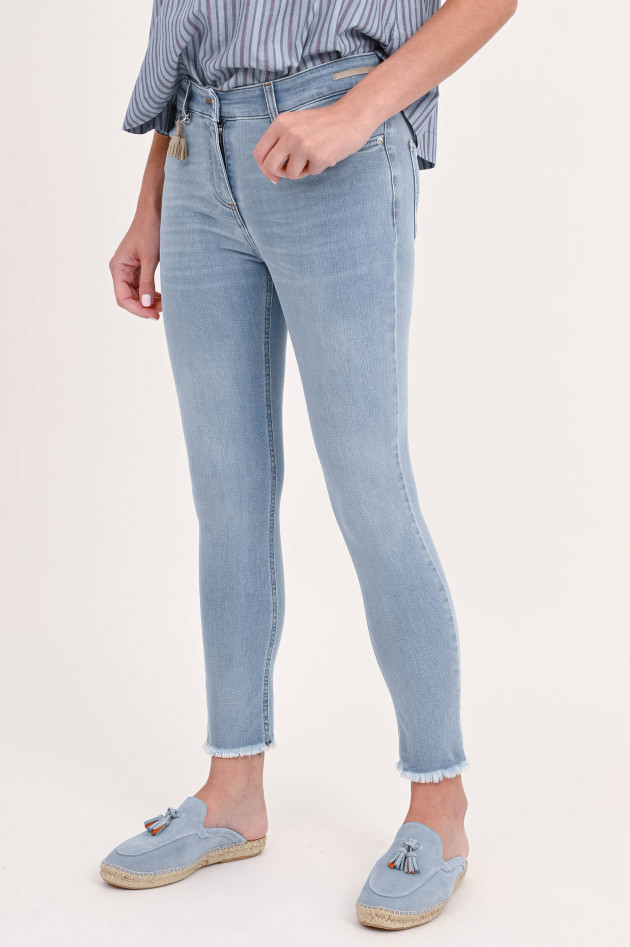 Pamela Henson Slim Fit Jeans CINQ in Hellblau