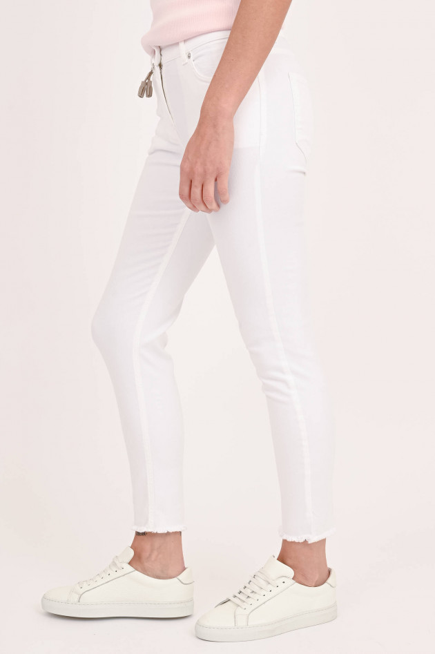 Pamela Henson Slim Fit Jeans CINQ in Weiß