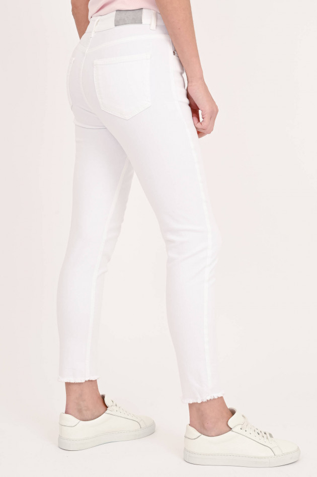 Pamela Henson Slim Fit Jeans CINQ in Weiß