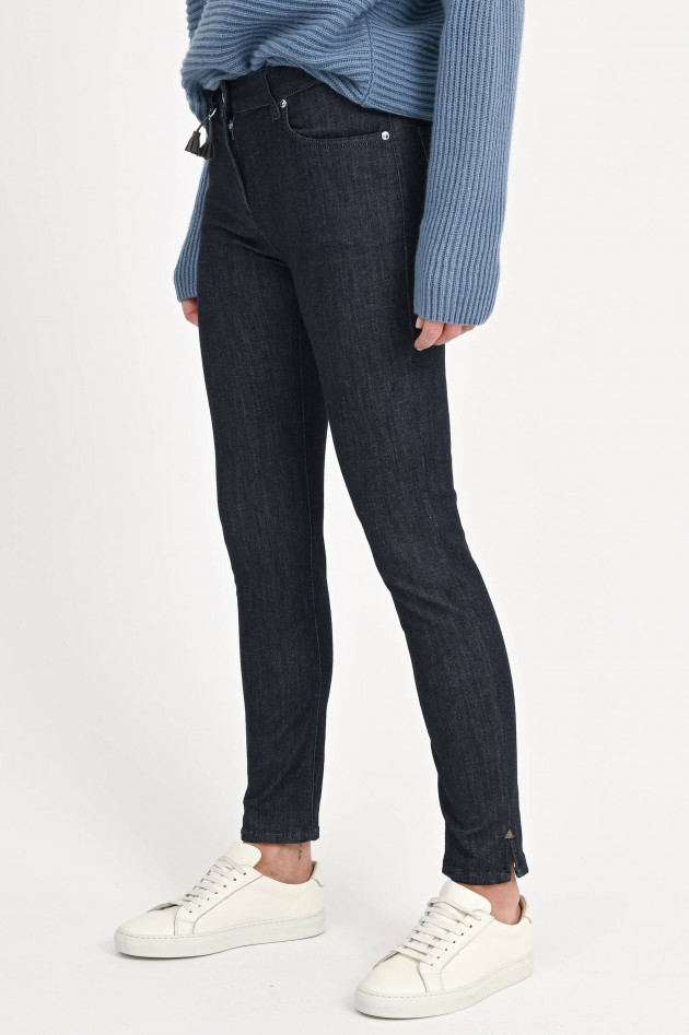 Pamela Henson Slim Fit Jeans CINQ in Dunkelblau