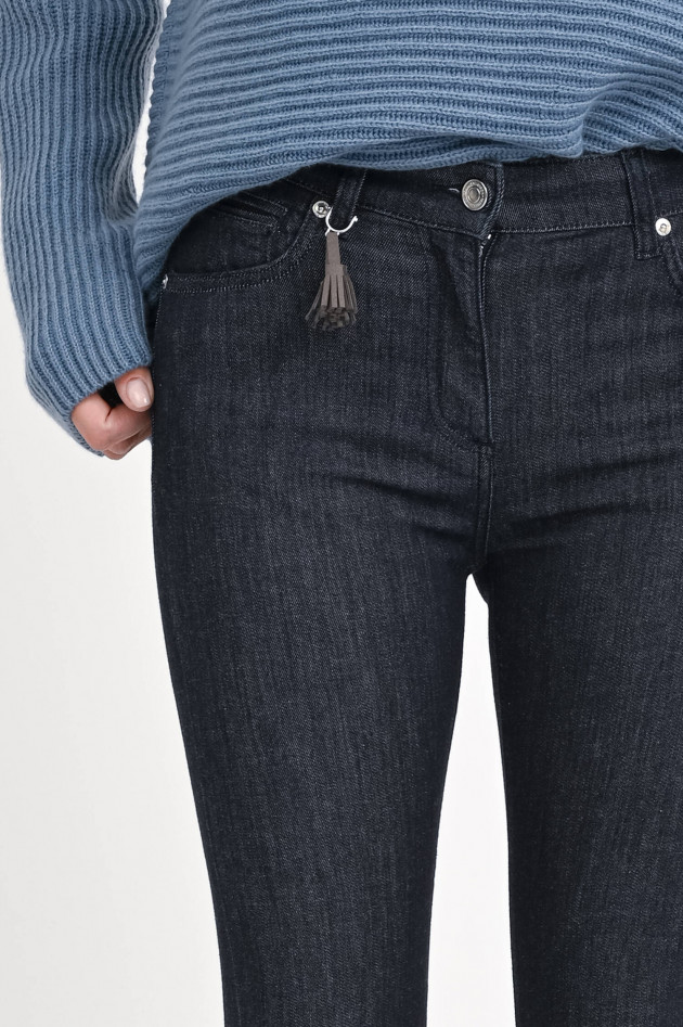Pamela Henson Slim Fit Jeans CINQ in Dunkelblau