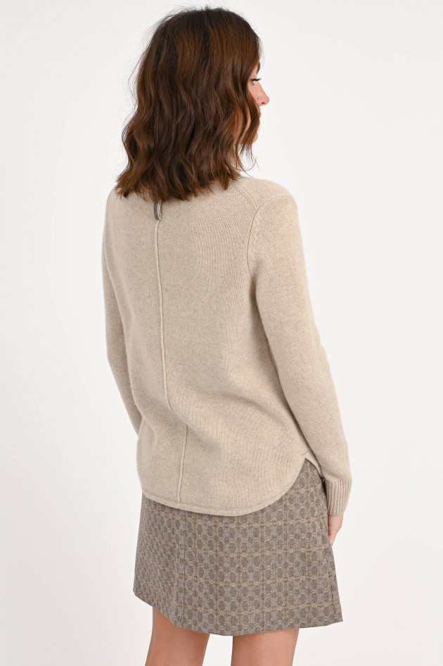 Pamela Henson Minirock DAISY in Beige gemustert
