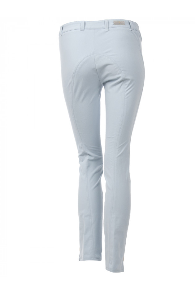 Pamela Henson Hose CROP im Reiterstil Hellblau