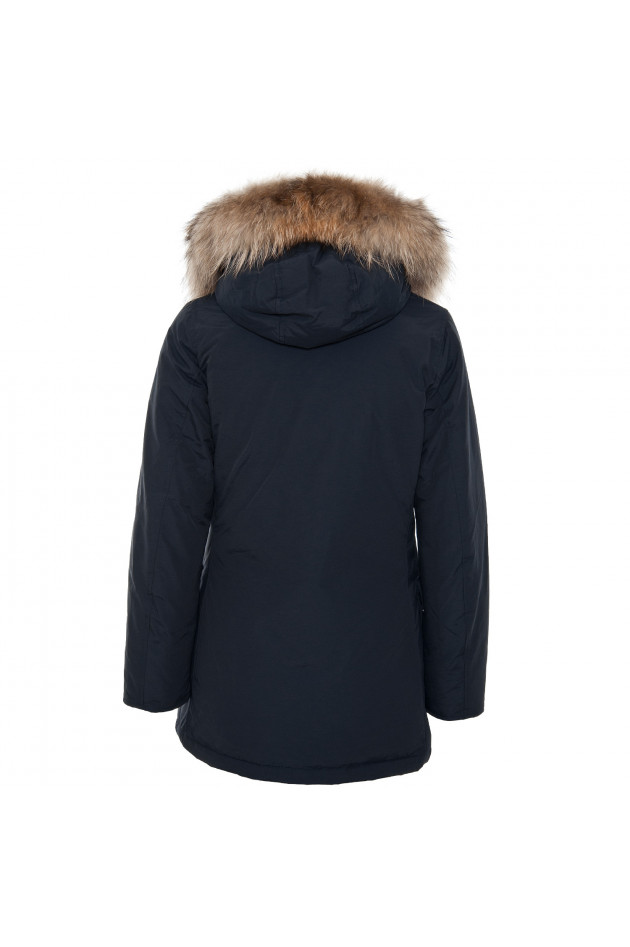 Freedomday Parka mit Fellkragen in Blau