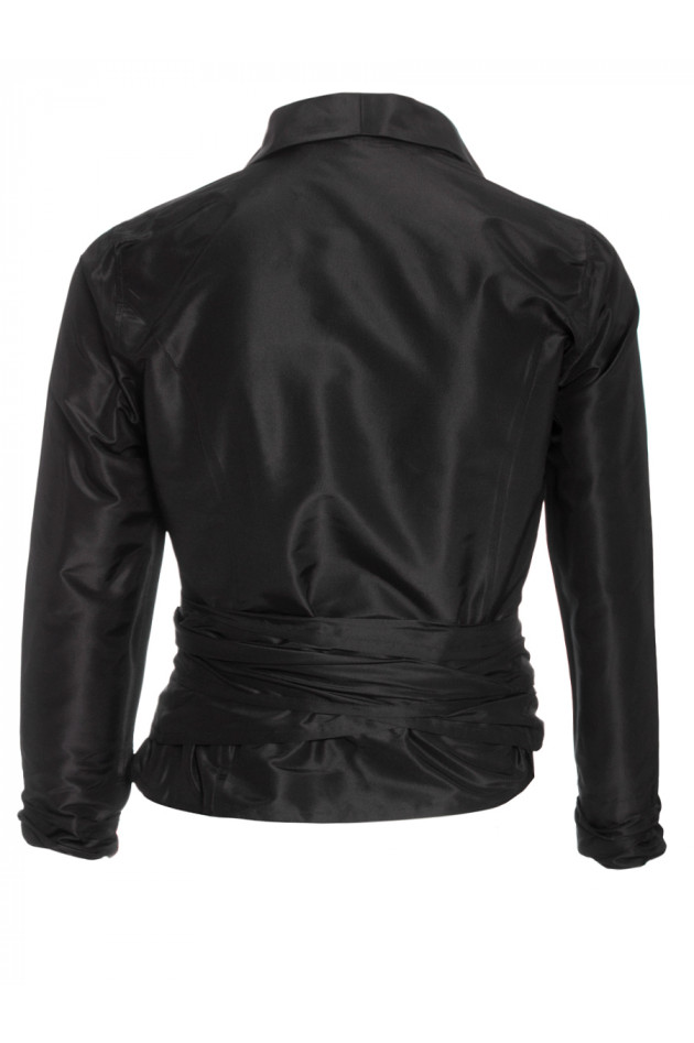 Seidencardigan Schwarz