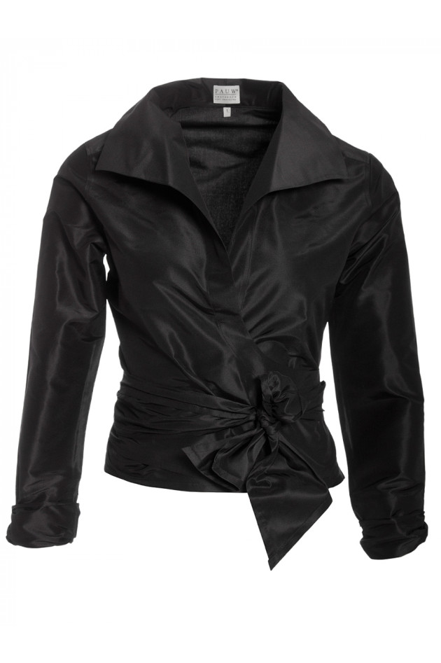 Seidencardigan Schwarz
