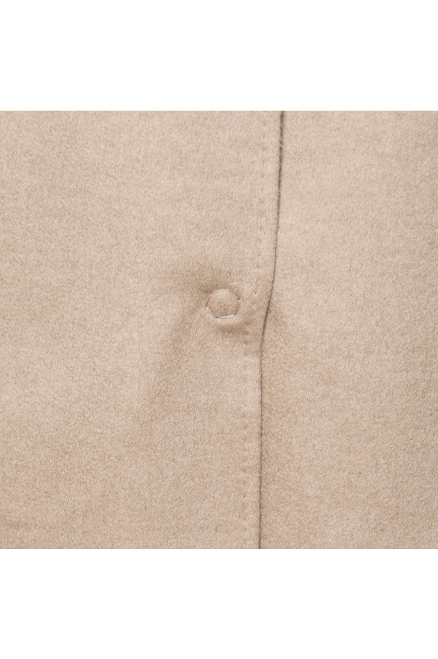 Manzoni 24 Pelzmantel in Camel