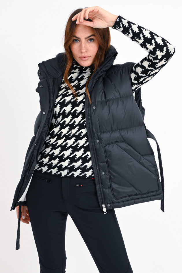 Perfect Moment Daunenstepp-Gilet OVER SIZE VEST II in Schwarz