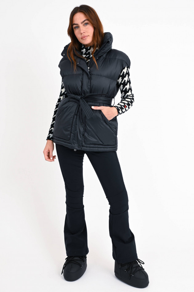 Perfect Moment Daunenstepp-Gilet OVER SIZE VEST II in Schwarz