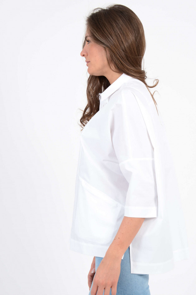 Peserico Oversized Bluse in Weiß
