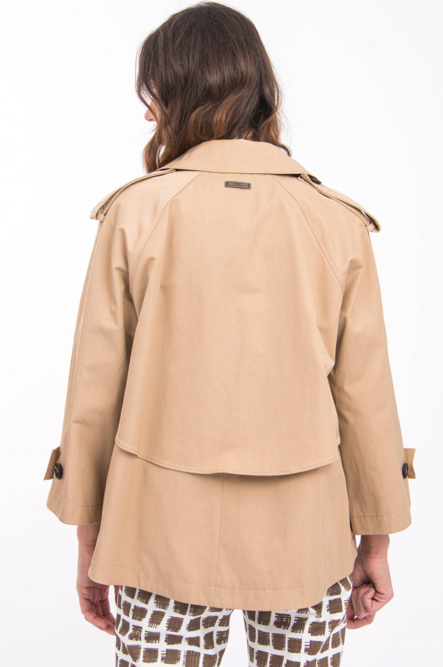 Peserico Oversized Jacke in Camel