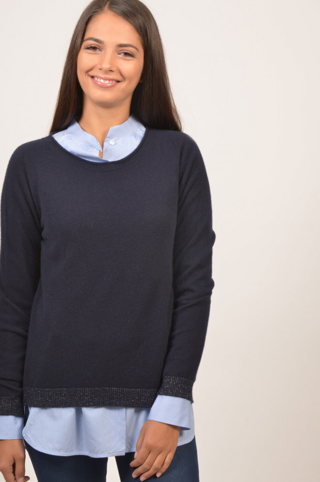 Peserico Pullover aus Cashmere in Marine