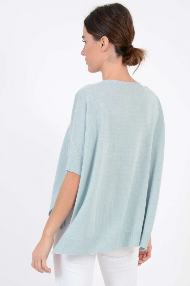 Peserico Leinenpullover in Salbei