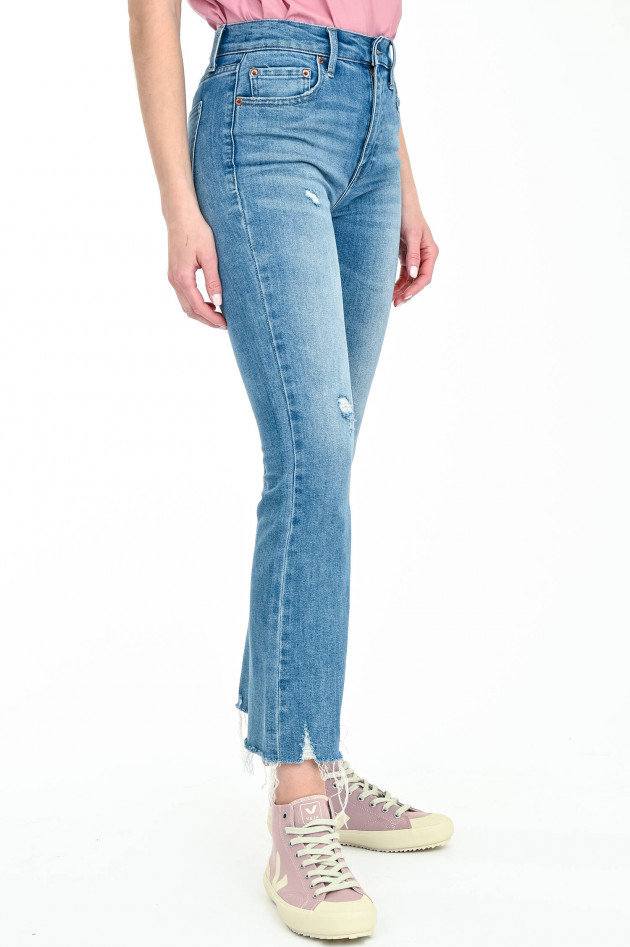 Pistola Cropped Bootcut Jeans LENNON in Mittelblau