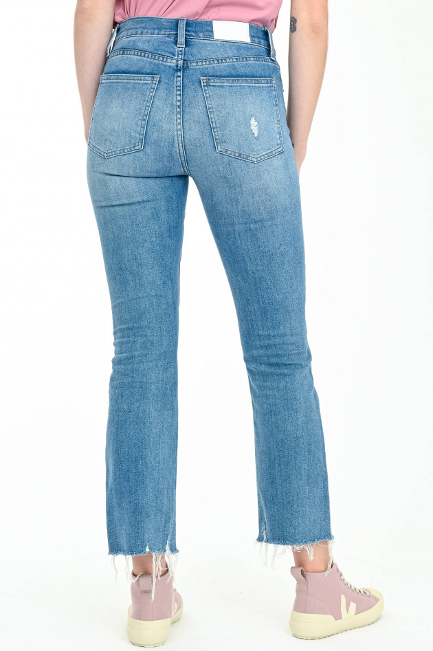 Pistola Cropped Bootcut Jeans LENNON in Mittelblau