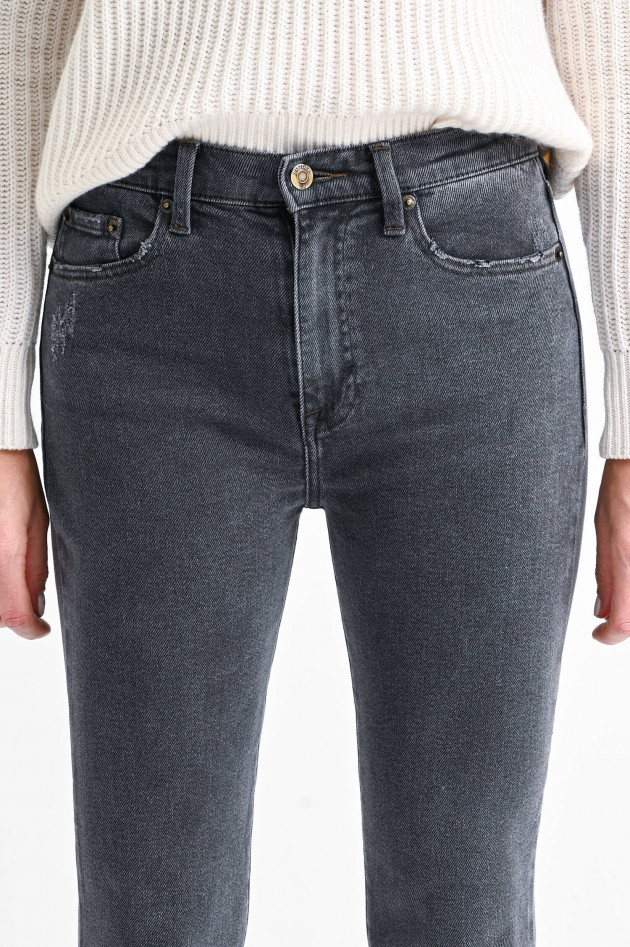 Pistola Vintage Skinny Jeans CARA in Dunkelgrau